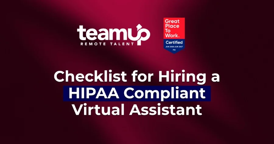 Checklist for Hiring a HIPAA Compliant Virtual Assistant